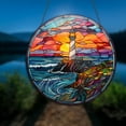 thumbnail image 4 of Birdeem Phare Peint Double Face Pendentif Attrape-Soleil Ombrage de Fenêtre, 4 of 9