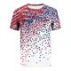 thumbnail image 5 of Tops para hombre, blusas y camisas de manga corta con cuello redondo para hombre, jersey informal con cuello redondo estampado para hombre, pantalones cortos deportivos para fitness, blusa de poliéste, 5 of 5