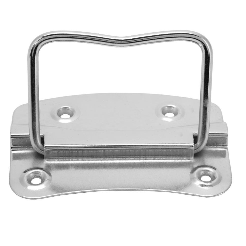 LYUMO 2pcs Stainless Steel Wooden Box Toolbox Cover Ring Handle Pull