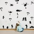 thumbnail image 4 of Game Legion Army Wall Stickers Flight Solider Wall Decor Removable Art Vinyl Door Decal Wallpaper for Boys Room Decoration Decorations Wall Sticker Vinyl Transfer, 4 of 7