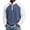 Blue, variant on WIZUTIZ Men's Half Zip Pullover Color Block Loose Stand Collar Long Sleeve Polyester Sweatshirt Relaxed Fit for Spring Winter Daily Commute Party Mens Fashion