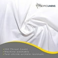 thumbnail image 2 of Pacific Linens Hotel Quality Soft 1800 Thread Count Poly-Cotton Twin Fitted Sheet, Deep Pocket, 2 of 7