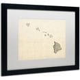 thumbnail image 2 of Trademark Fine Art ''Old Sheet Music Map of Hawaii'' by Michael Tompsett 16" x 20" White Matted, 2 of 4