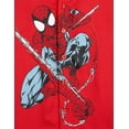 thumbnail image 3 of Marvel Spider-Man Toddler Boys' Hawaiian Short Sleeve Button Down Shirt Spider Man Red, 3 of 4