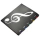 thumbnail image 4 of 2X Music Themed Folder Holder Writable Musicians Treble Clef Sheets Piano Choir Song Recitals Concert Protector 20 Page, 4 of 5