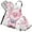 Cute Pink Pig and Heart, variant on 5 Pcs Kitchen Set Heat Resistant Oven Mitts and Non-Slip Pot Holders with Adjustable Cooking Apron Pale Yellow