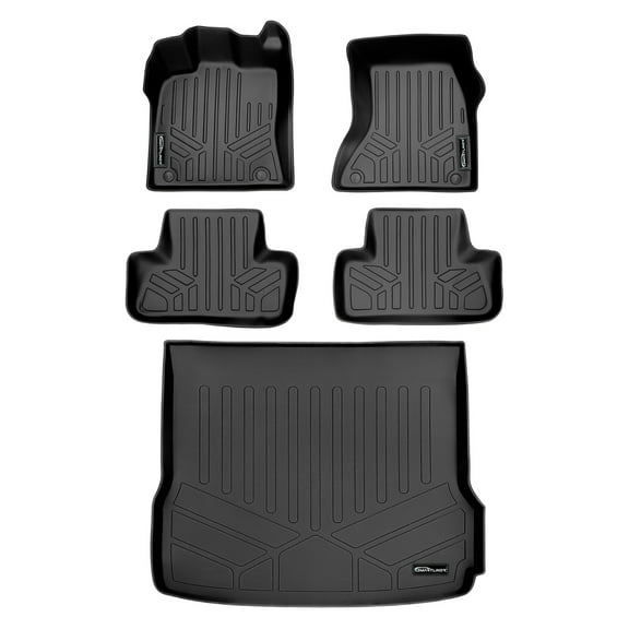 SMARTLINER 3 Rows Custom Fit Floor Liners Compatible with 2009 - 2017 Audi Q5 (Gasoline)