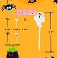 thumbnail image 6 of Halloween Cupcake Picks Cake Toppers Plastic Halloween Toothpicks Decoration for Halloween Birthday Party Favors 50PCS, 6 of 8