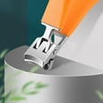 thumbnail image 5 of KTFgvq Ingrown Toenail Clippers, Splash Guard Design, Pedicure Tool, Trim Thick Hard Nails, for Home Personal Kit, Orange, 5 of 9