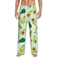 thumbnail image 2 of Kdxio Cartoon Fruit Print Men's Sleep Pajama Pant Lounge Pants with Pockets, 2 of 8