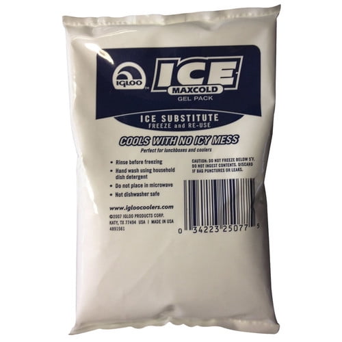 Igloo Maxcold 8 Oz Plastic Ice Pack Walmart Com Walmart Com