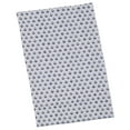 thumbnail image 2 of Contemporary Home Living Set of 2 White with Blue Floral Design Dishtowel 28", 2 of 3