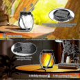 thumbnail image 4 of Flickering Flame Solar Lanterns with Dual USB Charging for Outdoor Waterproof Garden Hanging Lights, 4 of 5