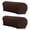 Dark Brown, variant on Soft Stretch Plush Armrest Cover, Armrest Covers for Chairs/Sofas, Couch Arm Covers, Furniture Protector Armchair Slipcover for Recliner, Set of 2(NOT Suitable for Leather Sofas)