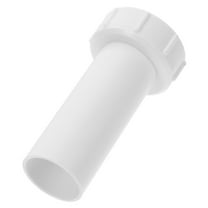 FRCOLOR  Sink Straight Pipe Drain Screw Teeth Filter Part Adapter Parts White
