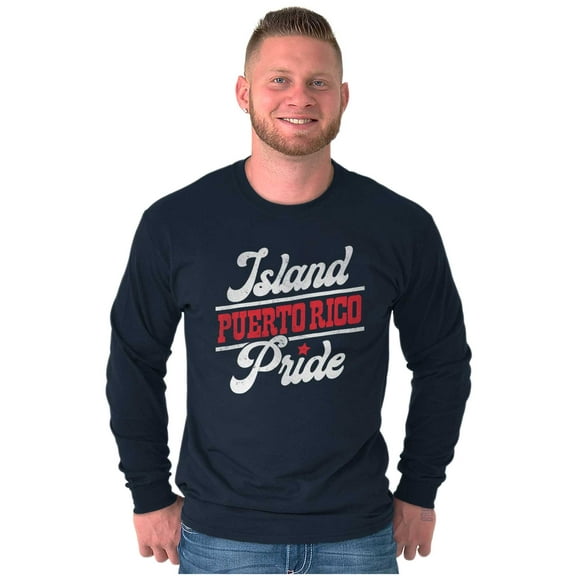 Island Puerto Rican Pride Se Levanta Long Sleeve TShirt Men Women Brisco Brands S