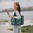 thumbnail image 5 of Travel Duffle Bag Frog and Mushrooms A Travel Tote Bags Carry on Luggage Waterproof Weekender Bags with Top Handle Adjustable Shoulde Strap for Travel Gym, 5 of 5
