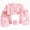 A122-Pink, variant on Zuwimk Baby Layette Clothes Set - 7 Piece New Born Boy Girl Gift Set, Baby Clothes Outfits & Newborn Essentials Must Haves - Newborn Clothes(A122-Light Blue)