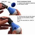 thumbnail image 3 of 4 Pack LED Camping Lights Waterproof Battery Operated Portable Bulb Lantern, 3 of 5