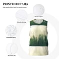 thumbnail image 6 of Easygdp Fog Forest Men's Mesh Basketball Jersey Quick Drying Sleeveless Shirts Fitted Muscle Tank Tops Sport Round Neck T-Shirt - XX-Large, 6 of 9
