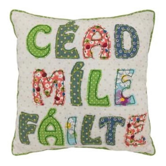 Cead Mile Failte Irish Throw Pillow