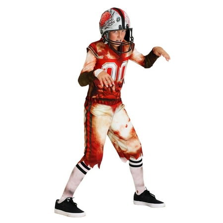 Kids Zombie Football Player Costume