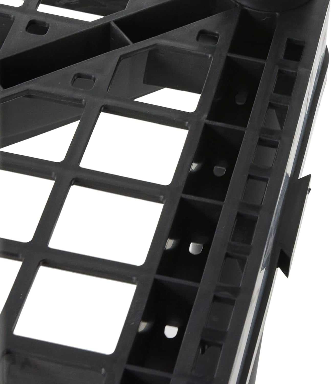 Gracious Living 5 Shelf 72 x 36 x 18" Fixed Height Ventilated Heavy Duty Shelving Unit Organizer System for Home, Garage, Basement, and Laundry, Black