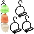 thumbnail image 1 of 3-Piece Long Vacation Hair Hanging Wig Rack, Portable Splicing Black Wig Storage Rack, Closet Wig Hanger, Foldable Wig Display Rack Tools to Keep Your Wig in Perfect Condition for Family Trips, 1 of 7