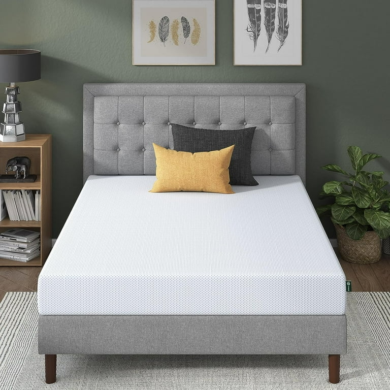 ZINUS 8 Inch Green Tea Cooling Gel Memory Foam Mattress Cooling Gel Foam Pressure Relieving CertiPUR US Certified Bed in a Box Full Mattress