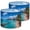 Color 3, variant on Lamp Shades Set of 2 Beach flowers coastal turquoise blue teal 13" x 13" x 10" Lampshade for Table Lamps Floor Lamps Lamp Shade Replacement Easy Assembly Required