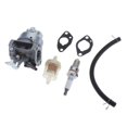 thumbnail image 1 of Carburador con de de línea de para cortadora de césped de motor GCV160 GCV160A GCV160LA GCV160LA0 GCV160LE CUTICAT Carburador de carburador de motosierra, 1 of 8