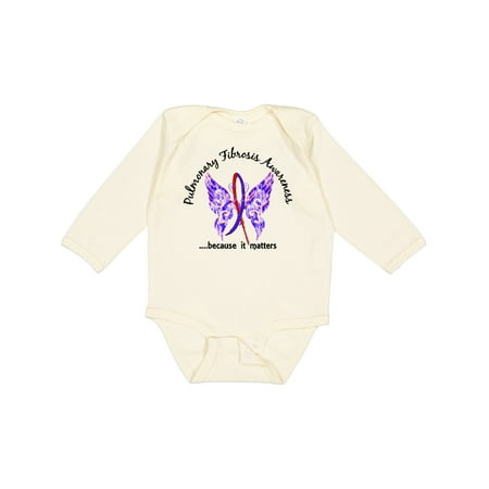 

Inktastic Pulmonary Fibrosis Butterfly 6.1 Gift Baby Boy Long Sleeve Bodysuit