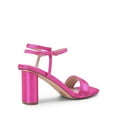 thumbnail image 3 of Dream Pairs Women's Cylinder-Heel Sandals Square Toe Buckle Closure, 3 of 7