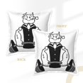 Sailor'S Gym Popeye Leather Throw Pillow Light Luxury Style, Throw