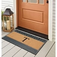 thumbnail image 2 of A1HC Natural Rubber & Coir 24x36 Monogrammed Doormat For Front Door, Anti-Shed Treated Durable Doormat for Outdoor Entrance, Heavy Duty, Low Profile, Easy to Clean, Long Lasting Front Porch Entry Rug, 2 of 7