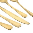 Better Homes & Gardens 20 Pieces Arlo Gold Flatware Set with Matte