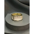 thumbnail image 5 of Pave 0.75 Cts Round Brilliant Cut Real Diamonds Men's Iced Out Band Ring In Stamped 14K Yellow Gold, 5 of 13
