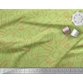 thumbnail image 2 of Soimoi Green Cotton Voile Fabric Leg Piece & Hotdog Food Fabric Prints By Yard 56 Inch Wide, 2 of 3