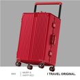 thumbnail image 1 of Maleta BunnyFly, Maleta de viaje con asa ancha para hombre, equipaje de mano 20 24, cubierta de carrito con marco de aluminio para PC para mujer, 1 of 4