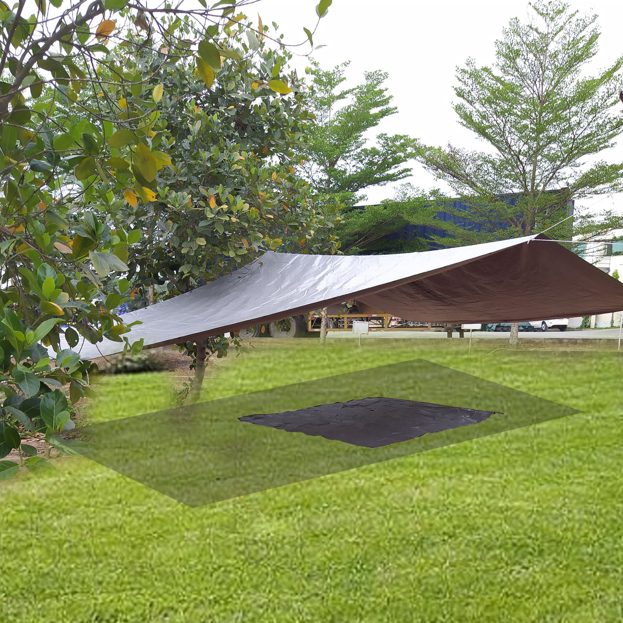 Ozark Trail Heavy-Duty Tarp, 6' x 8', Material PE
