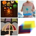 thumbnail image 3 of LEEYNEER 10 Pcs Ruban Adhésif Transparent Rouge Film Iridescent Couleur Bleue Cellophane, 3 of 8