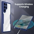 thumbnail image 6 of for Samsung Galaxy S22 Ultra Case, 360 Full Body Rugged Case with Built-in Screen Protector Transparent Heavy Duty Shockproof Bumper Cover for Galaxy S22 Ultra 6.8" (Blue), 6 of 13
