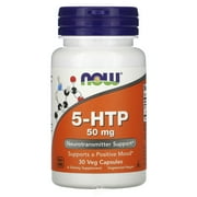 (3 Pack) Now Foods 5-HTP, 30 caps / 50 mg