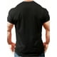 thumbnail image 2 of [Bold White Lettering Tee] Black Bold White Lettering "I AM AFRAID OF WOMEN" Men's Casual Sports Tee - 100% Cotton, Machine Washable, Short Sleeve, Crew Neck, 2 of 6