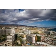 thumbnail image 2 of Bibikow, Walter 14x11 White Modern Wood Framed Museum Art Print Titled - Spain-Canary Islands-Gran Canaria Island-Playa del Ingles-high angle view of town, 2 of 4
