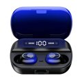 thumbnail image 1 of Auriculares Bluetooth Kinganda True Wireless Auriculares azules, 1 of 8