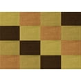 thumbnail image 1 of Ahgly Company Machine Washable Indoor Rectangle Transitional Dark Bronze Brown Area Rugs, 5' x 7', 1 of 7