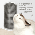 thumbnail image 2 of Planche à Gratter pour Chat Anti-Démangeaisons Coin Brosse de Massage Beauté pour Chat, 2 of 6