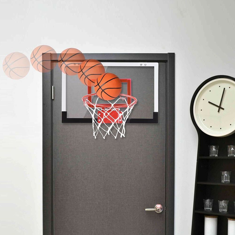 Mini Basketball Hoop System Indoor Outdoor Home Office Door Basketball Net Goal 