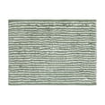 thumbnail image 2 of Noble Linens Pinstripe Cotton Bath Mat, 24 in x 17 in, Sage, 2 of 11